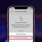 What Does The Reset Network Settings Do In IPhone, Android